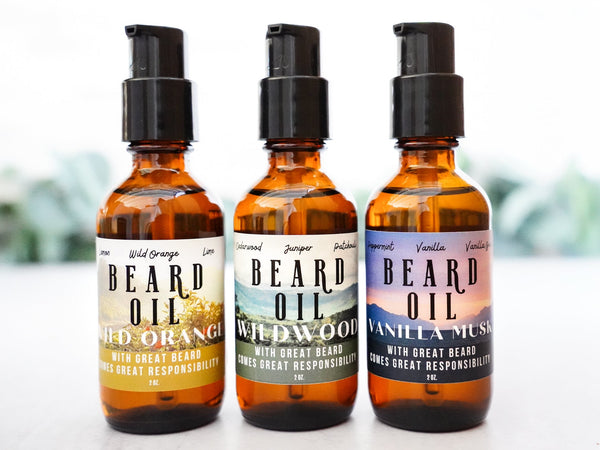 Vanilla Musk Beard Oil - 2oz - Little Flower Soap Co