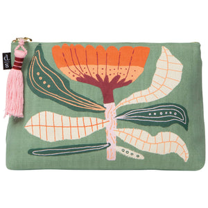 Venus Small Cosmetic Bag - Pretty + Practical for Toiletries or Creative Bits - Little Flower Soap Co