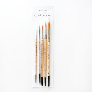 Watercolor paintbrush set - Little Flower Soap Co