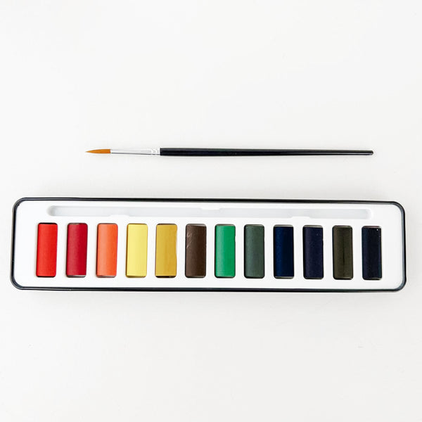 Watercolor paint set