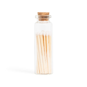 White Matches in Small Corked Vial - Little Flower Soap Co