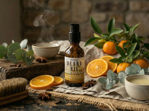 wild orange beard oil hand made essential oil beard care