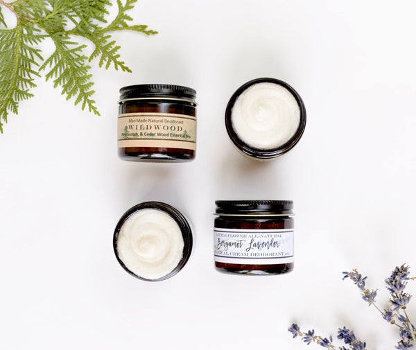 Wildwood Natural Deodorant - natural ingredients no aluminum - Little Flower Soap Co