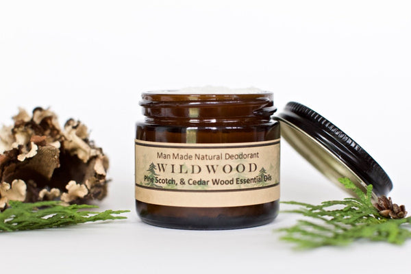 Wildwood Natural Deodorant - natural ingredients no aluminum - Little Flower Soap Co