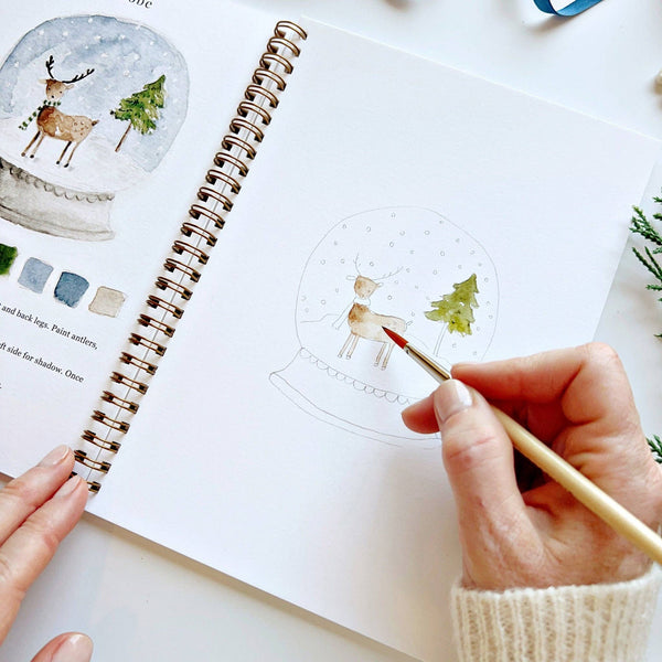 Winter Watercolor Workbook - Little Flower Soap Co