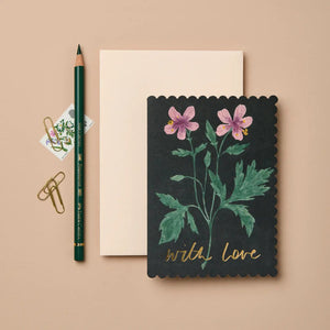 With Love - Botanical Card - Little Flower Soap Co