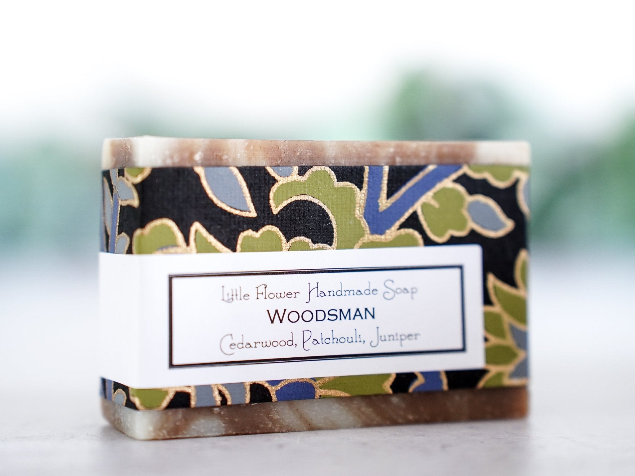 Woodsman - Handmade Bar Soap - Little Flower Soap Co Artisan soap