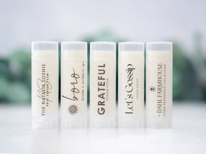 Your Logo Custom Label Lip Balm - Case of 10 - Little Flower Soap CoLip Balm