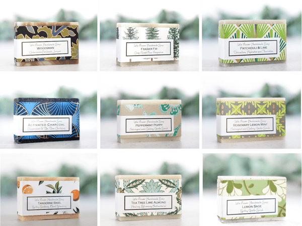 Your Logo Custom Label Soap - Case of 10 - Little Flower Soap CoSoap