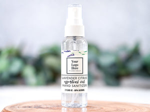 Your Logo Hand Sanitizer Spray - Case of 10 - Little Flower Soap CoCustom LabelCustom Logoyour logoHand Sanitizer