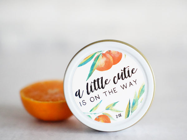 A Little Cutie Is on the way Baby Shower Favors