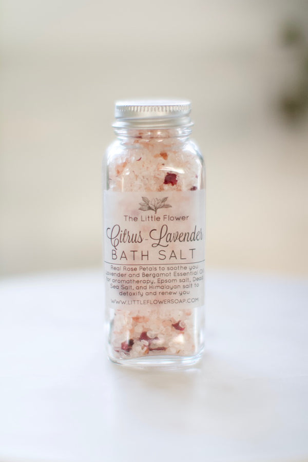 Bridesmaid Thank You Gift with Candle and Bath Salt