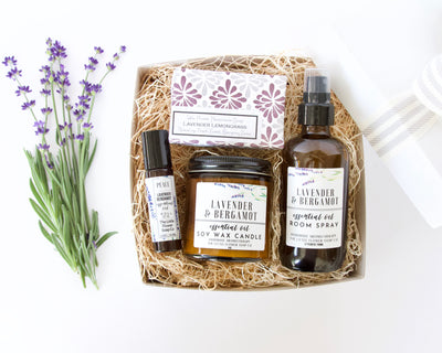 Lavender Aromatherapy Home Box - Housewarming Gift
