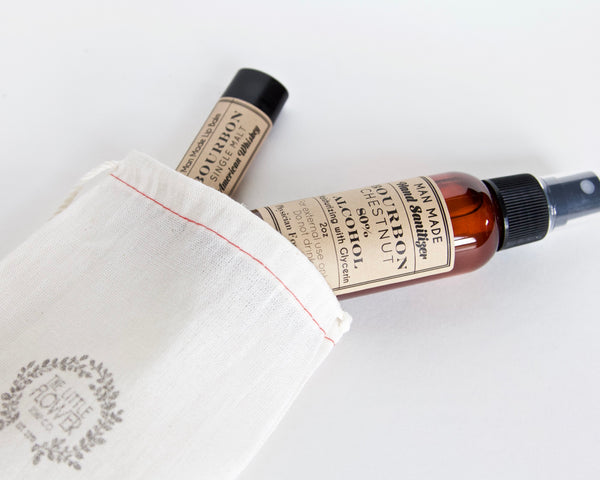 Bourbon Gift Set - 2oz Hand Sanitizer and Bourbon Lip Balm