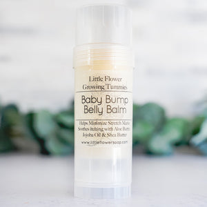 Belly Balm - for growing pregnancy tummies - Little Flower Soap Co