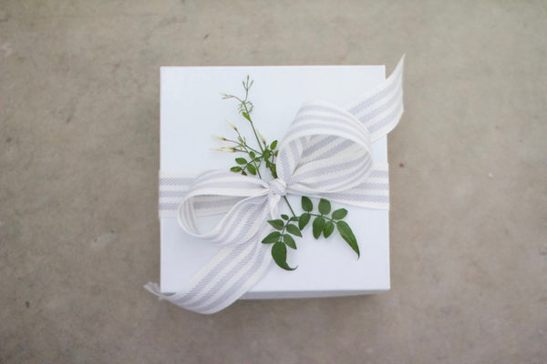 Bridesmaid Thank You Gift with Candle and Bath Salt - Little Flower Soap Co