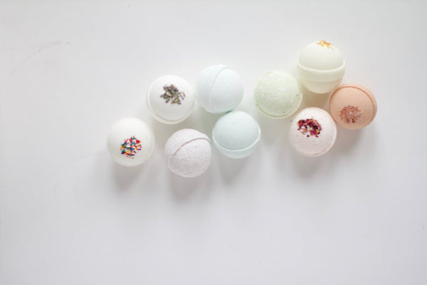Essential Oil Bath Bombs - Gift Box of 5 - Little Flower Soap Co