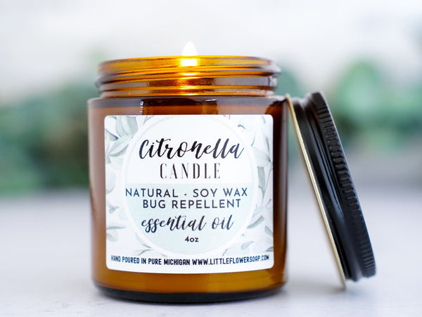 Fireside Hand Poured Candle - Little Flower Soap Co