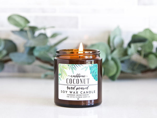 Fireside Hand Poured Candle - Little Flower Soap Co