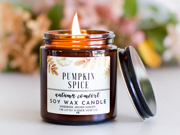 Fireside Hand Poured Candle - Little Flower Soap Co