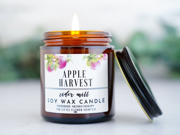 Fireside Hand Poured Candle - Little Flower Soap Co