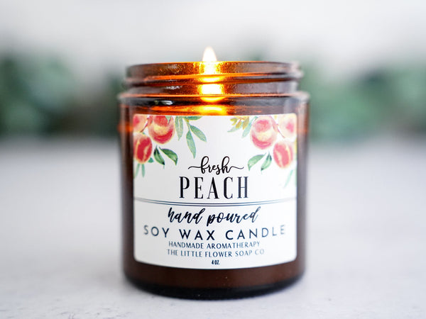 Fireside Hand Poured Candle - Little Flower Soap Co