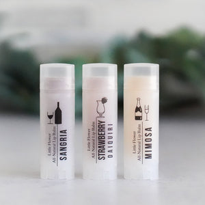 Happy Hour Cocktail Lip Balms - Set of 3 - Little Flower Soap Co
