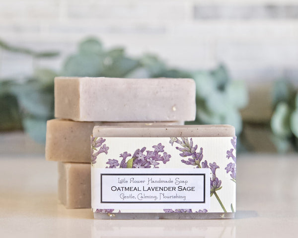 Luxurious Lavender Bergamot Self Care Gift Box - Mother's Day gift for Mom - Little Flower Soap Co