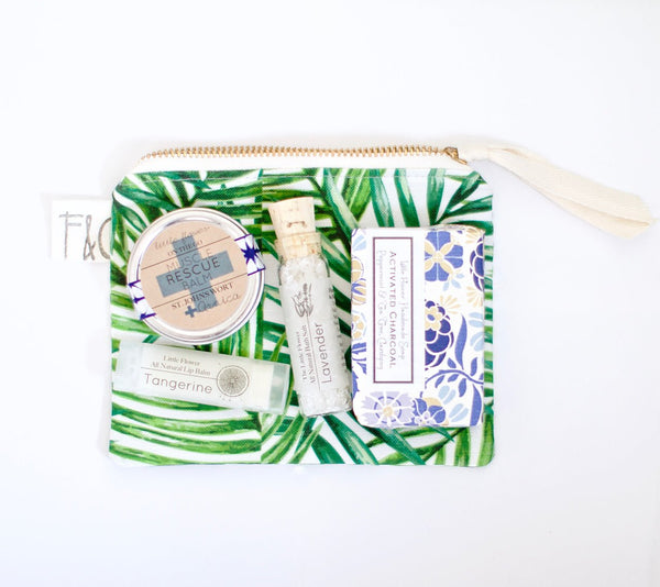 Cosmetic Case Spa Gift Set - Little Flower Soap Co