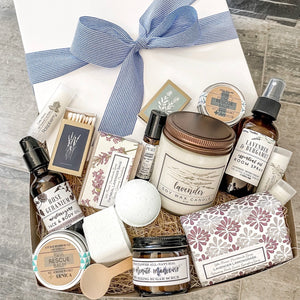 Ultimate Gift Baskets, Gift for Her - 16 piece self care gift box - Little Flower Soap Co